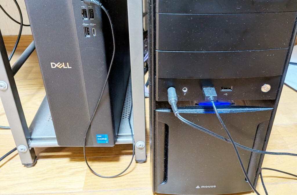 壊れたと思って買い替えたが実は故障していなかった親のデスクトップパソコン2台